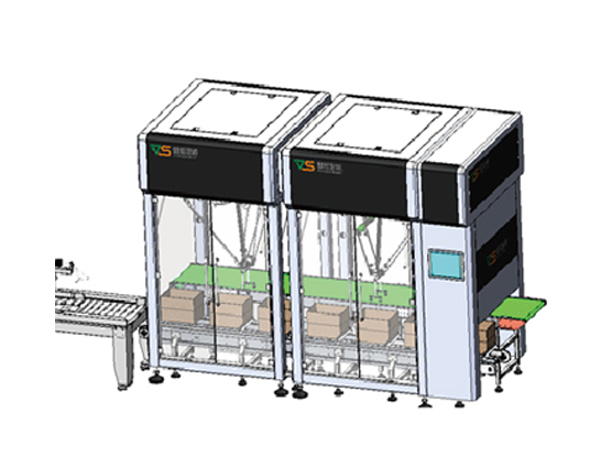 雙機器人柔性裝箱單元